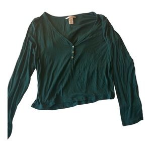 Modal Cropped Lounge Shirt Victorias Secret XL